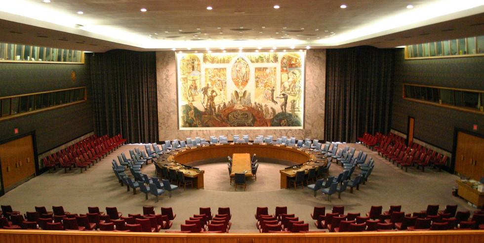 prazna dvorana Varnostnega sveta