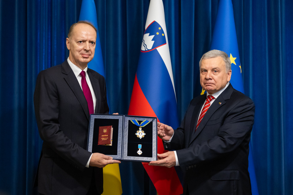 State Secretary Benedejčič receives high Ukrainian decoration