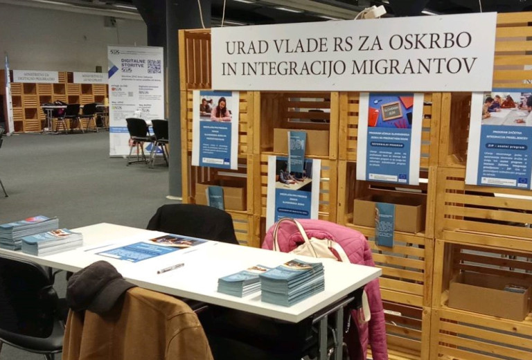 Urad Vlade Republike Slovenije za oskrbo in integracijo migrantov na Sejmu zaposlitvenih priložnosti