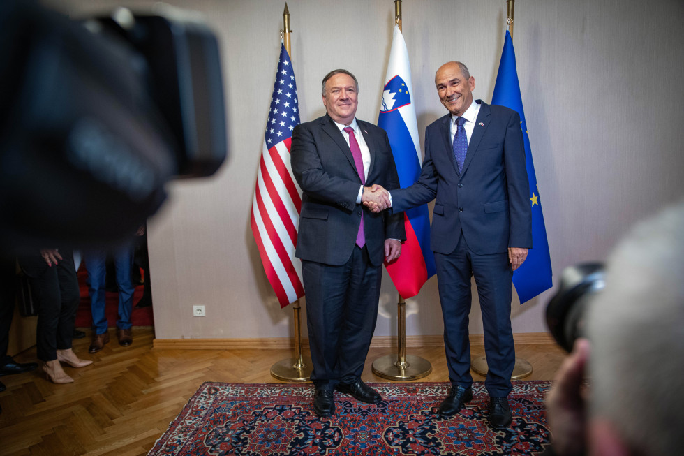 Today Prime Minister Janez Janša hosts the United States Secretary of State, Mike Pompeo. 