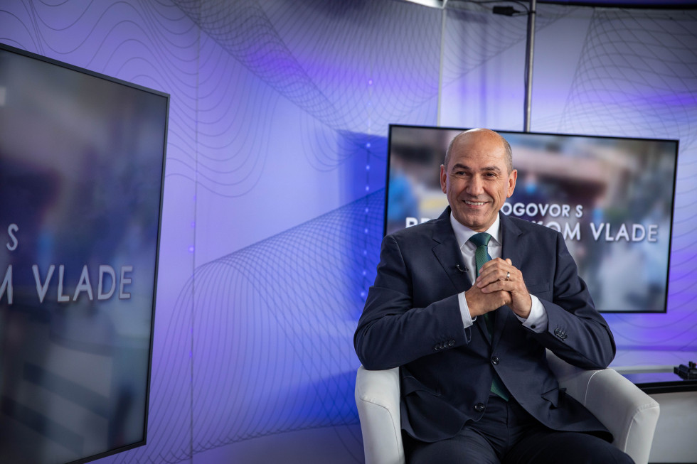 Prime Minister Janez Janša was a guest on the programme A Talk with the Prime Minister on Nova24TV.