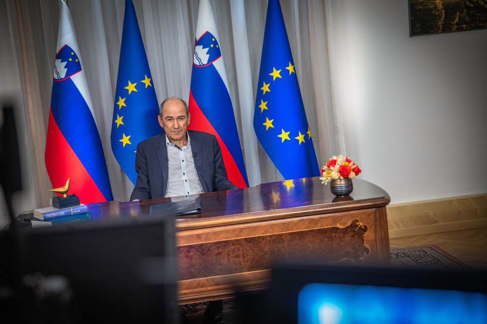 The Prime Minister of Slovenia, Janez Janša, took part in an online conference entitled "Europe Uncensored"