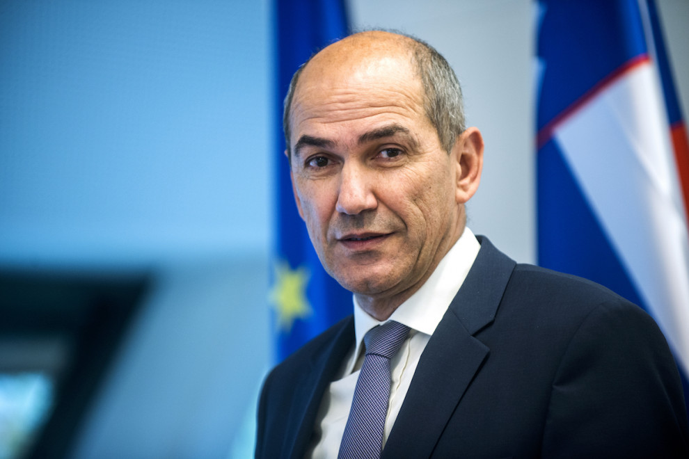 Predsednik vlade Janez Janša.