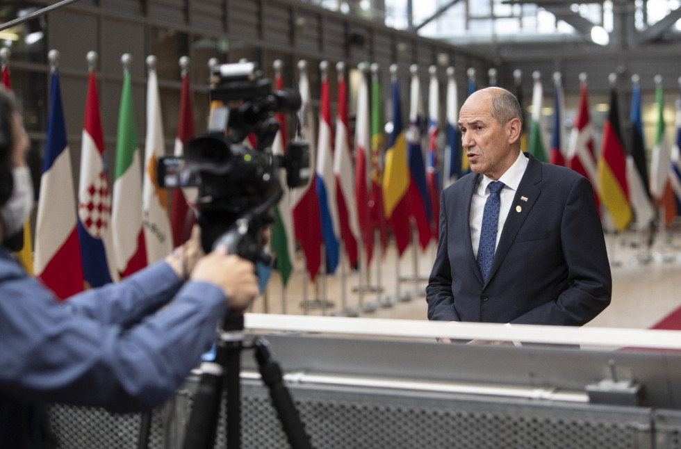 Prime Minister Janez Janša is attending an extraordinary European Council meeting