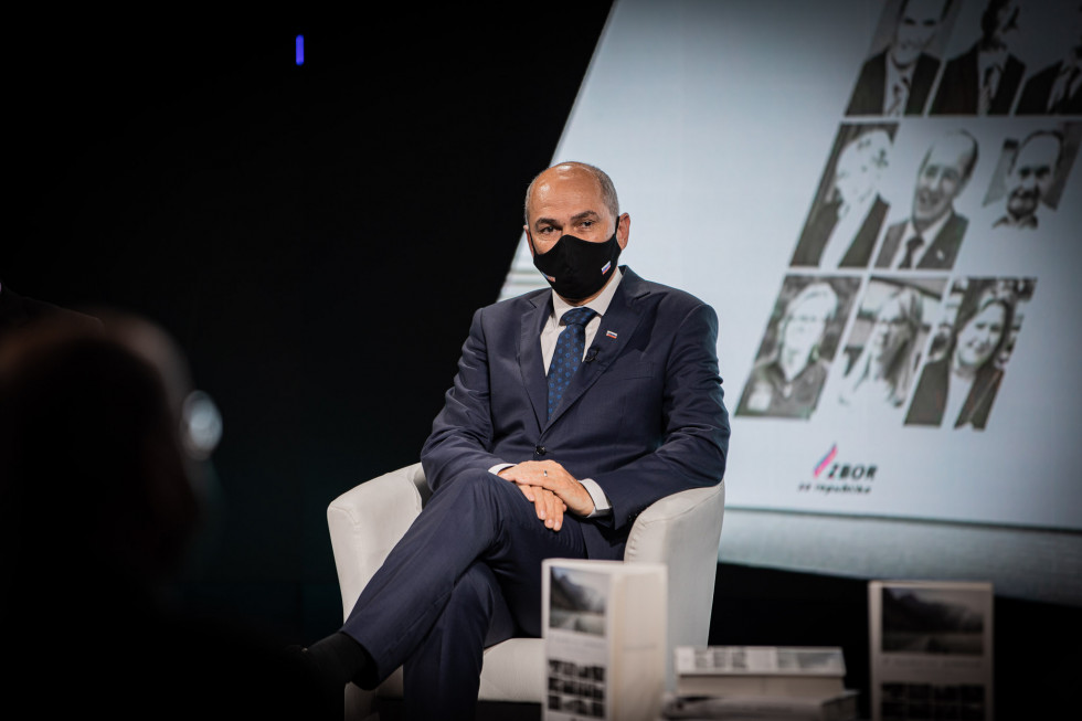 Prime Minister Janez Janša attended a discussion at the presentation of the publication,