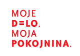 Logotip projekta z napisom Moje delo.Moja pokojnina. 