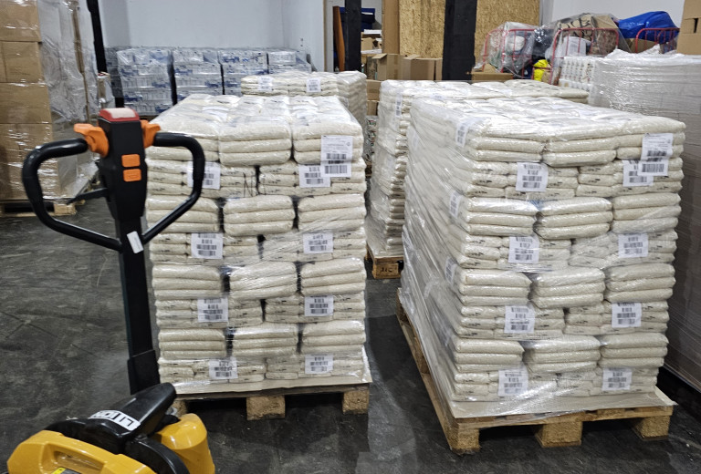 A total of 1,180 tonnes of food for the most vulnerable in the first delivery of 2026