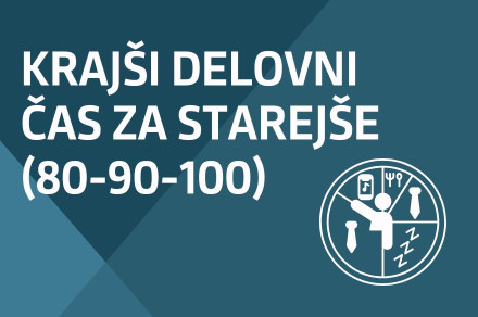 Krajši delovni čas delavca pred upokojitvijo (shema 80-90-100)