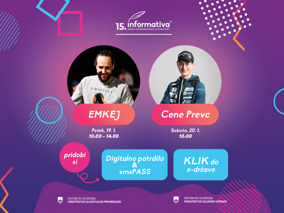 Na 15. Informativi bomo na stojnici "Klik do e-države" predstavljali elektronske storitve za mlade | Avtor: Ministrstvo digitalno preobrazbo