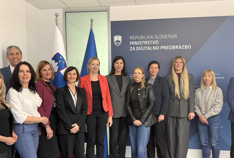 Sprejeli delegacijo hrvaškega ministrstva na temo digitalne vključenosti in umetne inteligence