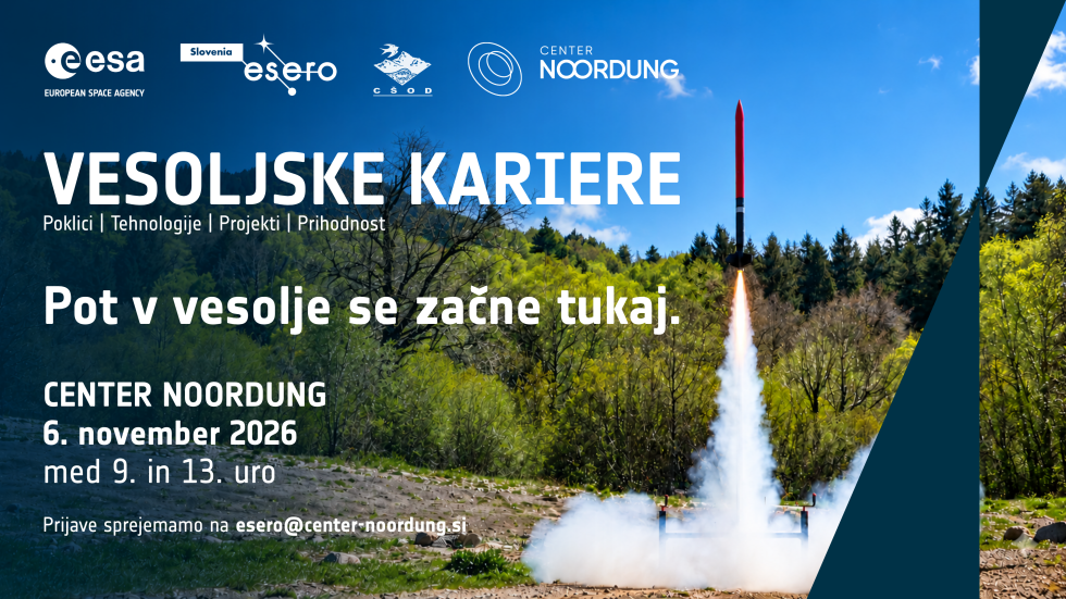 Vesoljske kariere, pot v vesolje se začne tukaj.