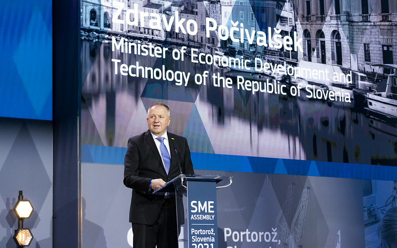 Speech of Minister Zdravko Počivalšek at the SME assembly.