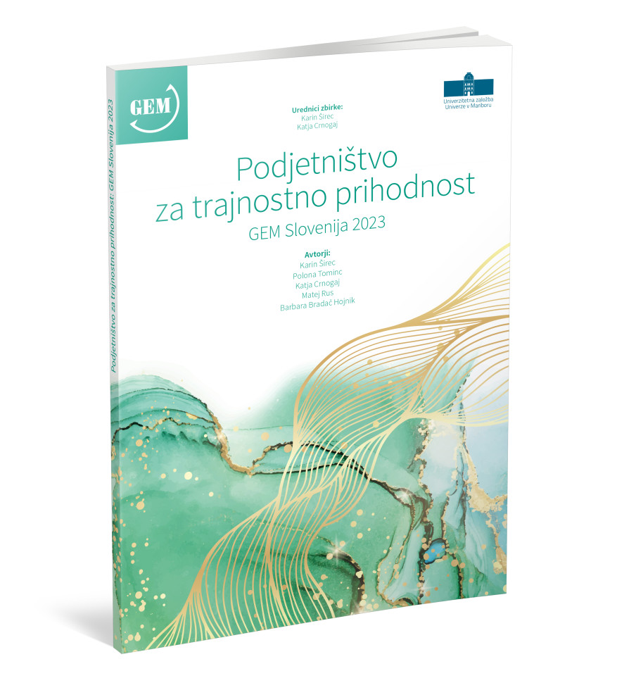 naslovnica knjige z naslovom: Podjetništvo za trajnostno prihodnost
