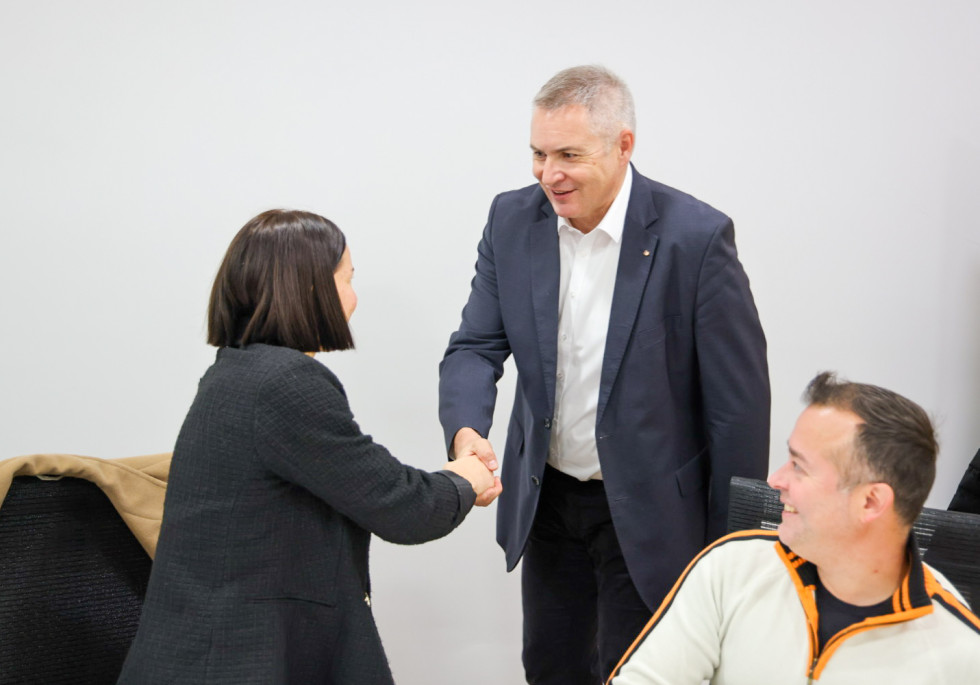 Državni sekretar pozdravlja udeležence