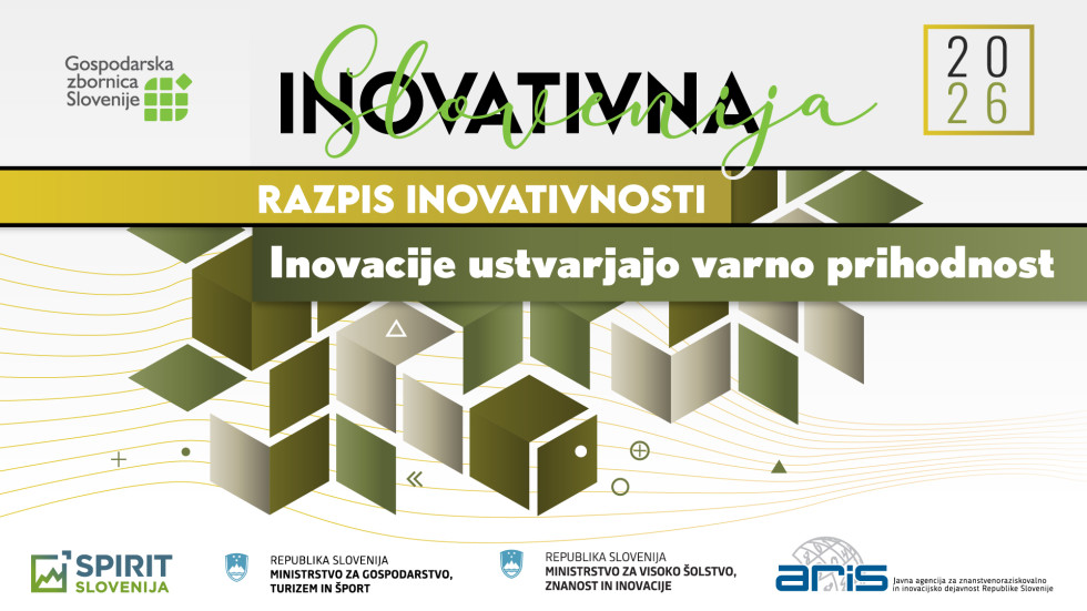 Inovativna Slovenija 2026 - Razpis inovativnosti: Inovacije ustvarjajo varno prihodnost