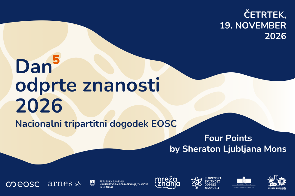 Plakat za dogodek Dan odprte znanosti 2026