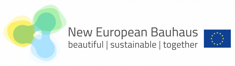 Tri packe, ki predstavljajo tri razsežnosti Novega evropskega bauhausa: trajnost, estetika in vključevanje