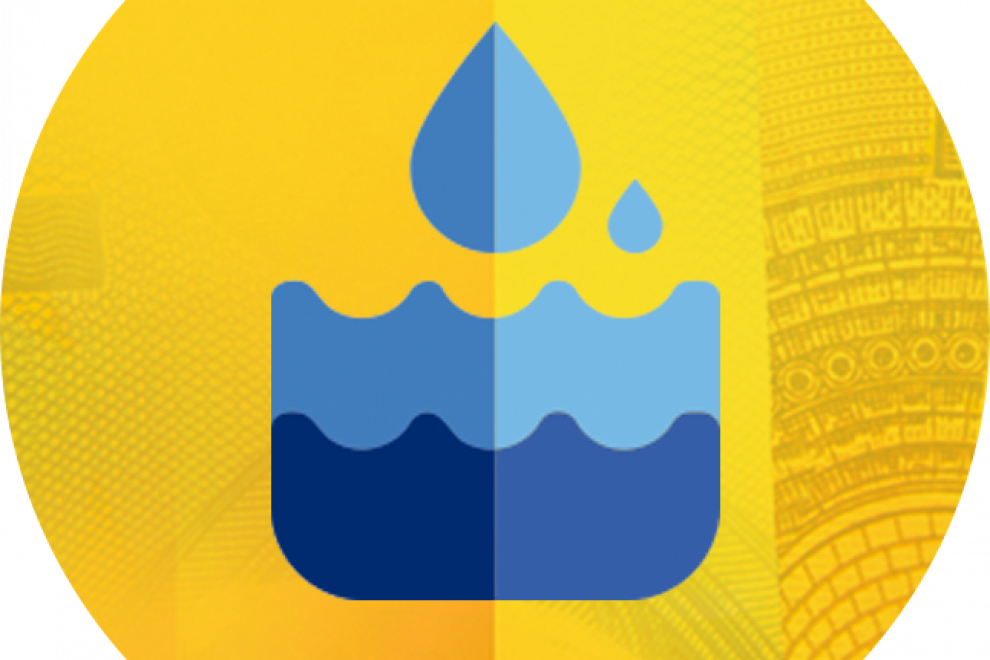 Logotip misije - Zdravi oceani, morja, obalne in celinske vode