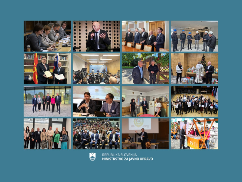 Več manjših fotografij, na katerih so prizori z različnega dogajanja 