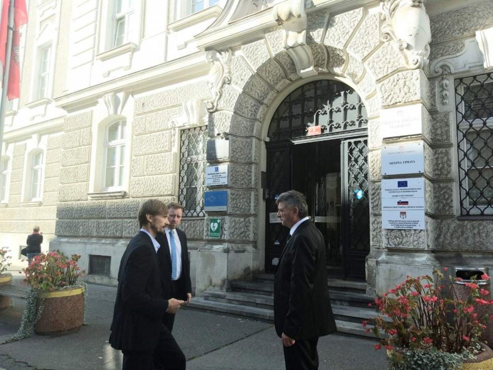 Srečanje ministra z načelnikom UE Maribor