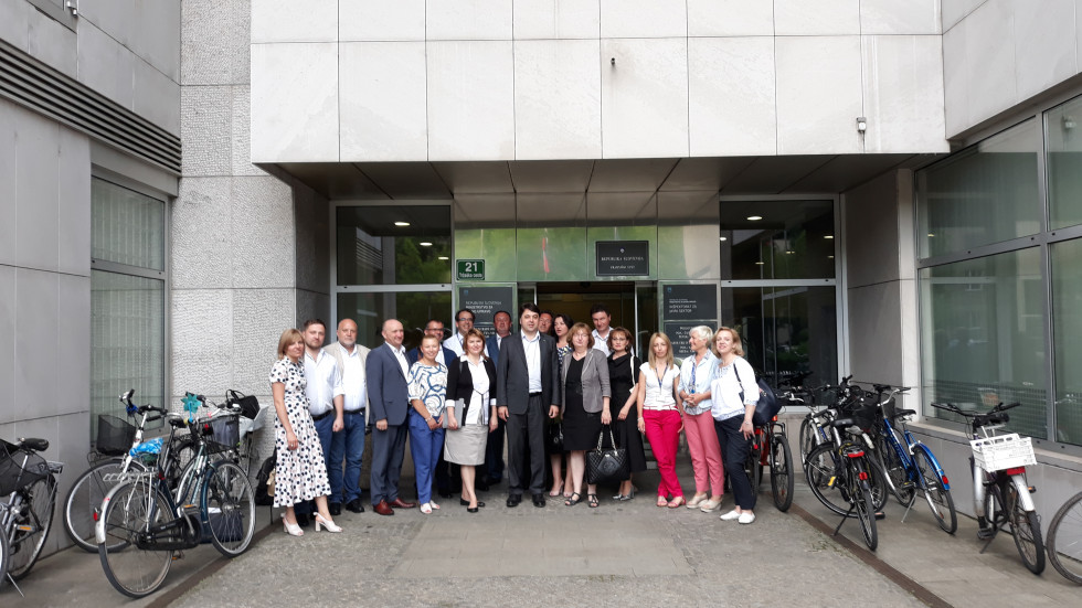 Ukrainian delegation on a study visit at the Ministry of Public Administration, group photography