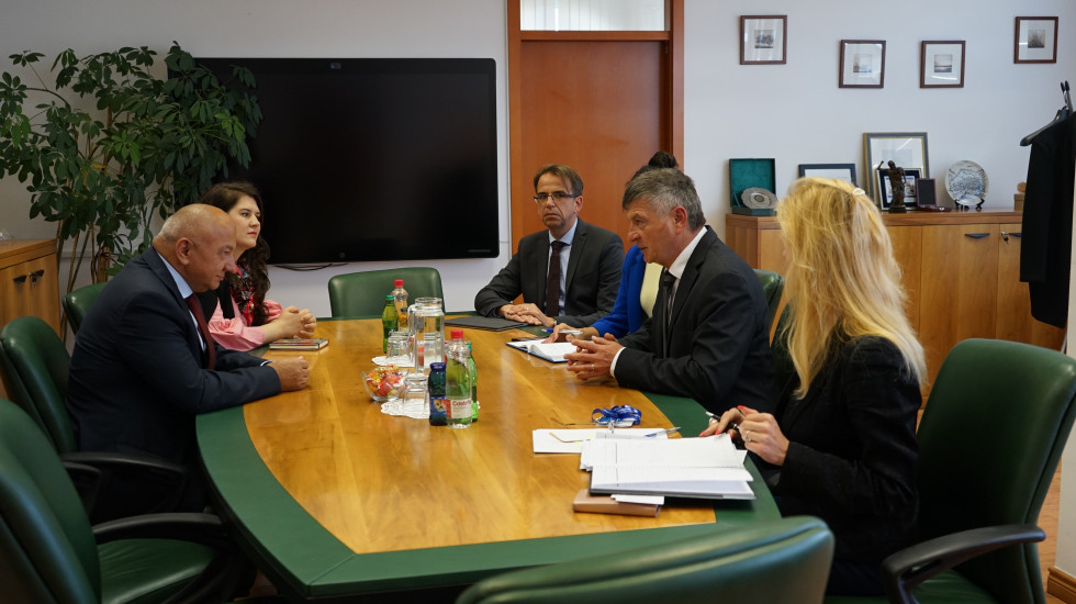 Minister Rudi Medved receives H.E. prof. dr. Vujica Lazović, the Ambassador of Montenegro to Slovenia
