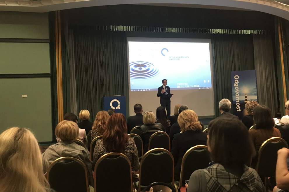 28. Konferenca kakovosti 2019, Sekcijo za javno upravo je vodil generalni direktor Direktorata za javni sektor Peter Pogačar
