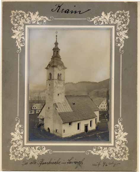 Zunanjščina stare cerkve sv. Martina v Žireh 