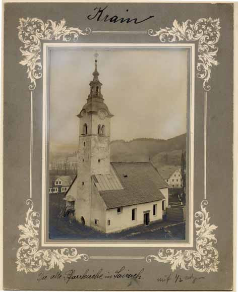Zunanjščina stare cerkve sv. Martina v Žireh