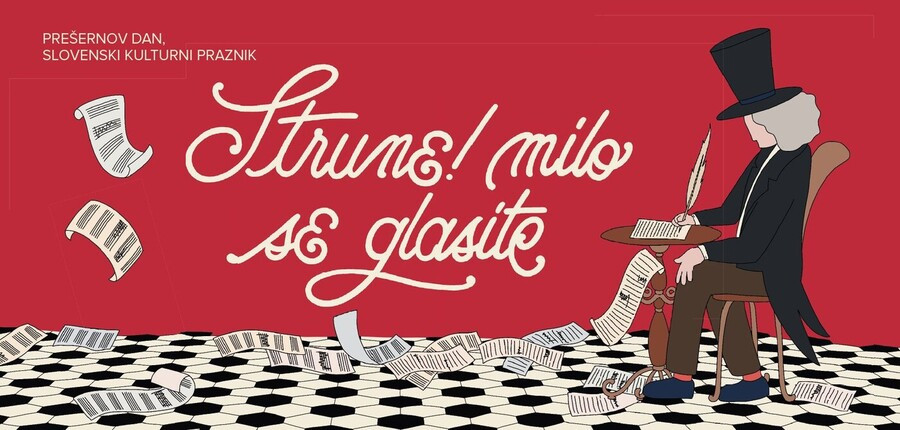 Pasica za prireditev Strune! milo se glasite