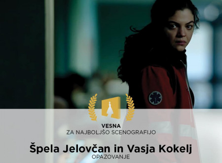 Vesna za najboljšo scenografijo: Špela Jelovčan in Vasja Kokelj (Opazovanje)