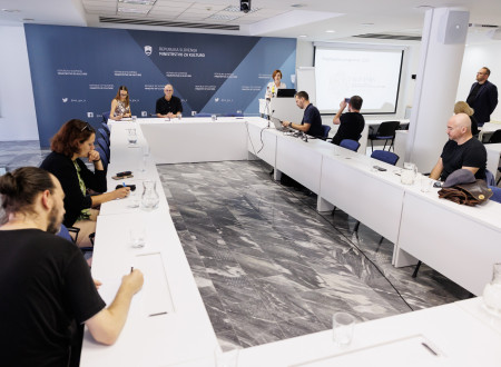 Predstavitev programa na novinarski konferenci