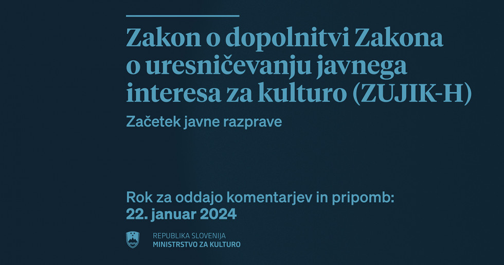 Infografika Zakon o dopolnitvi Zakona o uresničevanju javnega interesa za kulturo