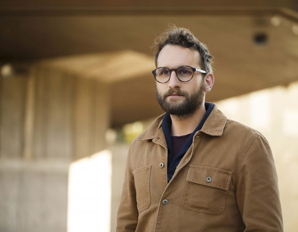 Portrait of an archaeologist looking to the left