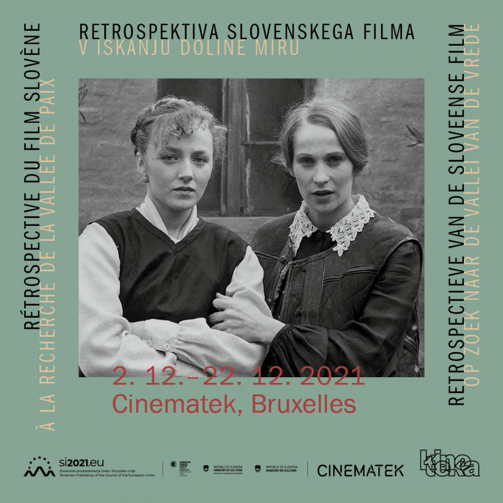Plakat za Retrospektivo slovenskega filma