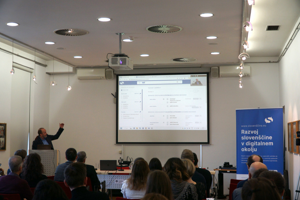 Predstavitev rezultatov projekta Razvoj slovenščine v digitalnem okolju