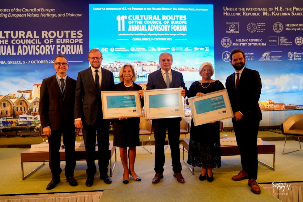 Prejemniki certifikata Kulturne poti Sveta Evrope