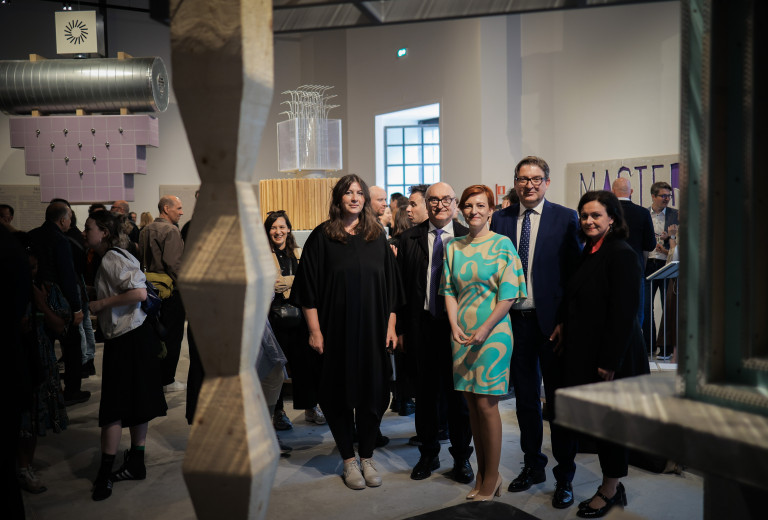 Ministrica dr. Asta Vrečko odprla slovenski paviljon na 19. beneškem arhitekturnem bienalu