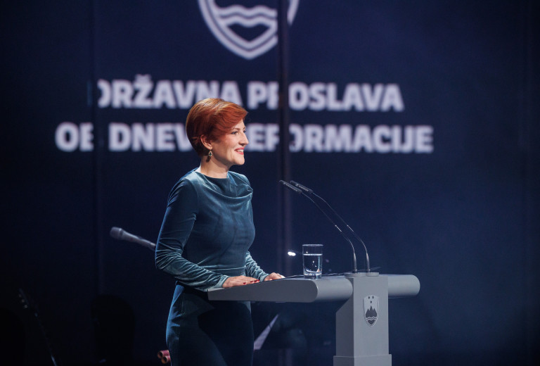 Ministrica dr. Asta Vrečko slavnostna govornica na državni proslavi ob dnevu reformacije