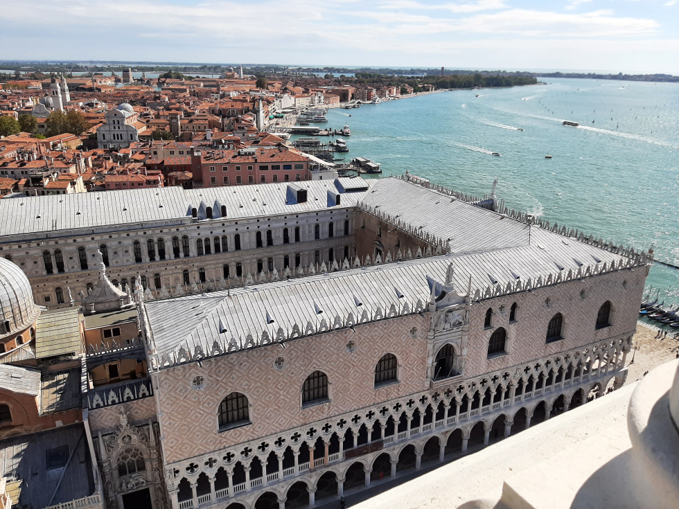Panorama dela Benetk, kjer je potekal vrh za evropsko kulturno dediščino