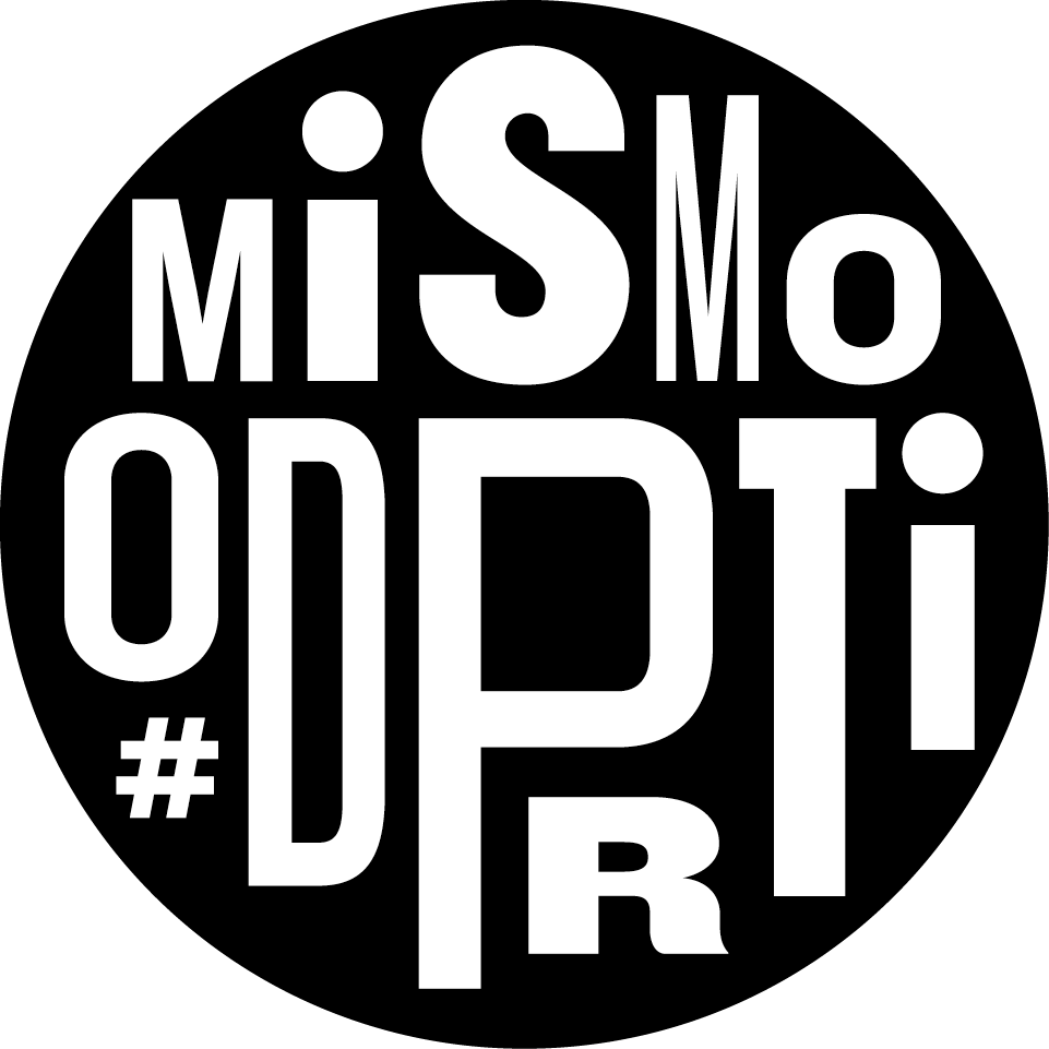 Logo kampanje Mi smo #odprti za kulturo