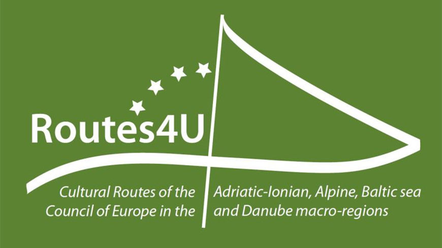 Routes4U jeprojekt, ki deluje v okviru kulturnih poti Sveta Evrope, , Evropske komisije in Evropske unije.