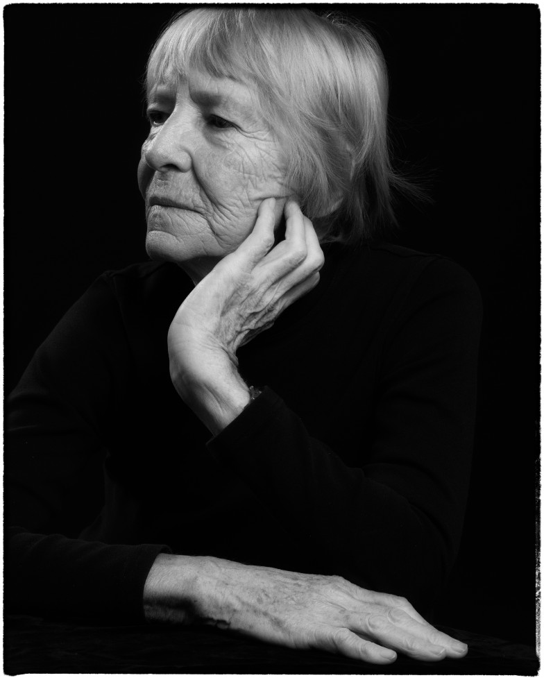 Black and white portrait