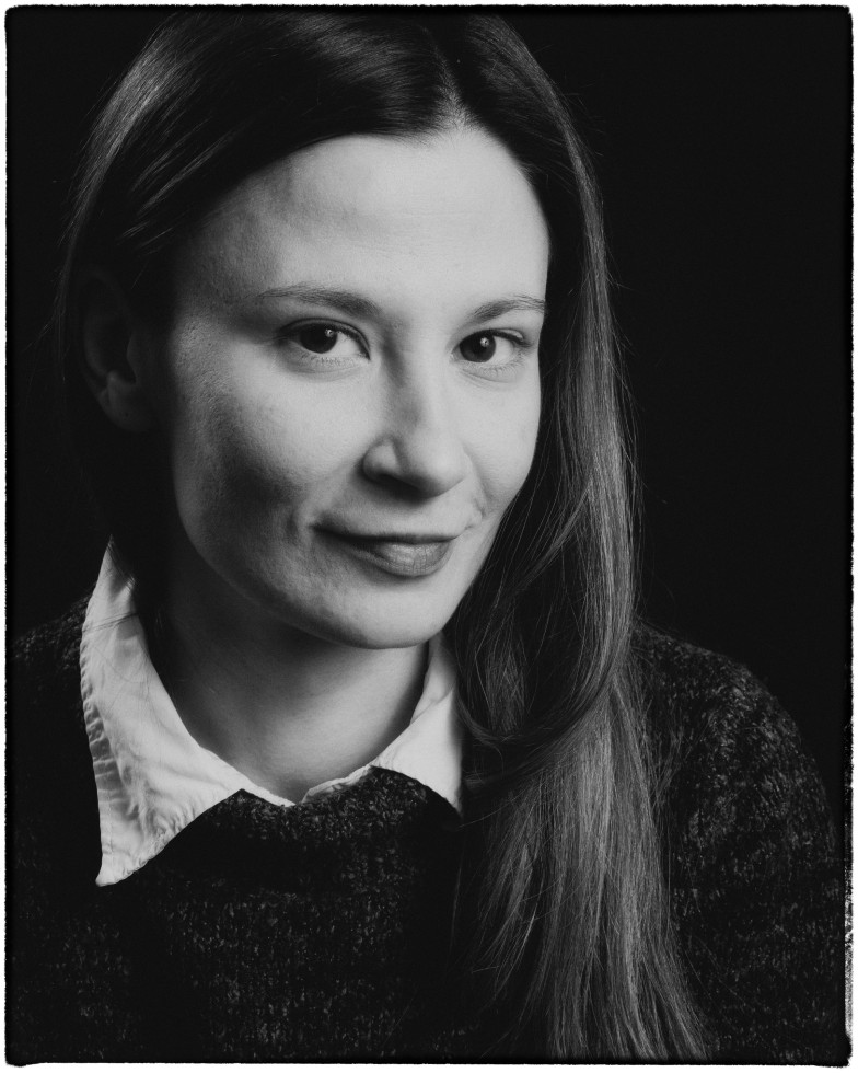 Black and white portrait 