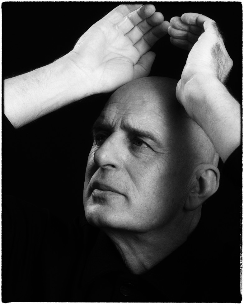 Black and white portrait