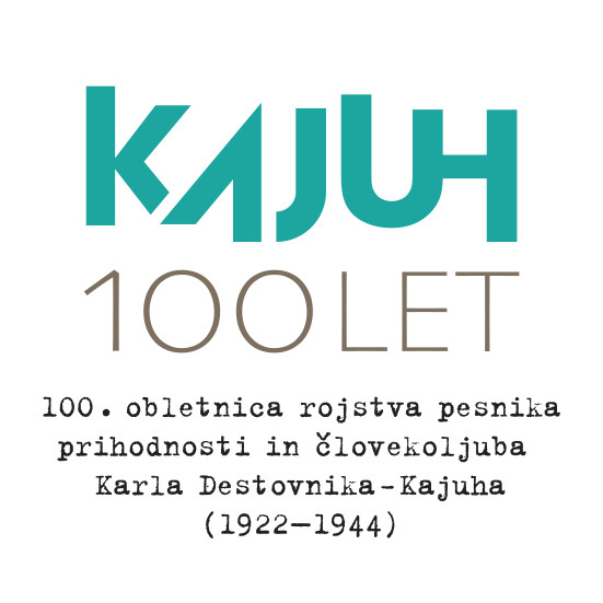 Logotip stote obletnice rojstva Kajetana Destovnika - Kajuha