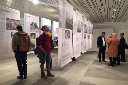 Exhibition visitors at the Polytechnic University of Valencia