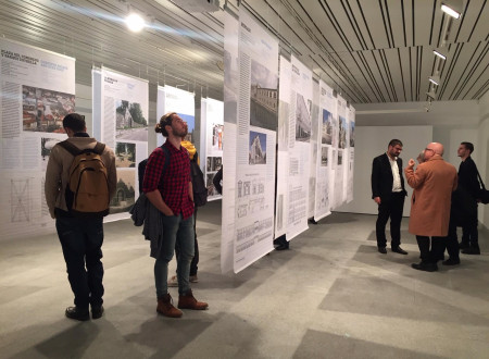 Exhibition visitors at the Polytechnic University of Valencia