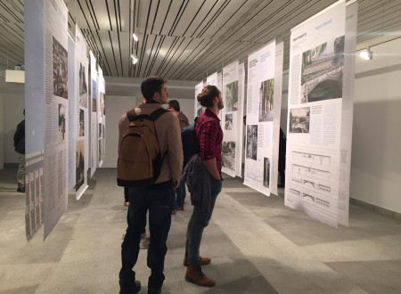 Exhibition visitors at the Polytechnic University of Valencia