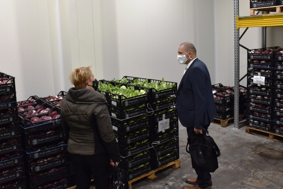Minister dr. Podgoršek na obisku Kmetijske zadruge Agraria Koper 